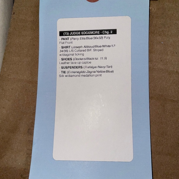 Joseph Abboud L/S Button down collared striped Men’s 100% Cotton Size 17 34/35 - Picture 10 of 11